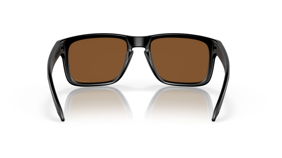 Oakley OO9102 Holbrook Sunglasses, Matte Black Frame, Prizm Violet Lenses, OO9102-9102K6-55