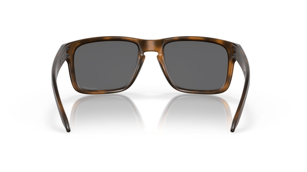 Oakley OO9102 Holbrook Sunglasses, Matte Brown Tortoise Frame, Prizm Black Lenses, OO9102-9102F4-55