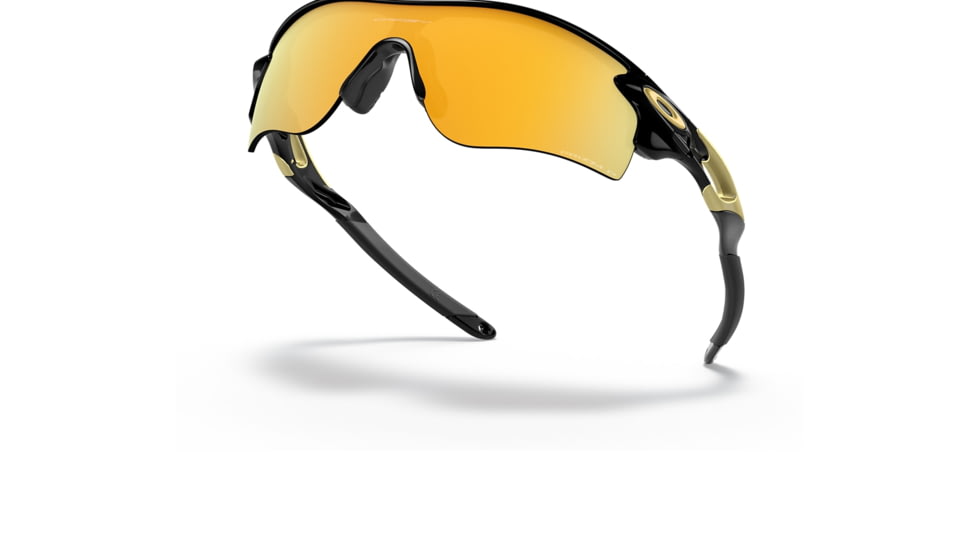 Oakley OO9206 Radarlock Path A Sunglasses - Mens, Polished Black Frame, Prizm 24K Polarized Lens, Asian Fit, 38, OO9206-920674-38