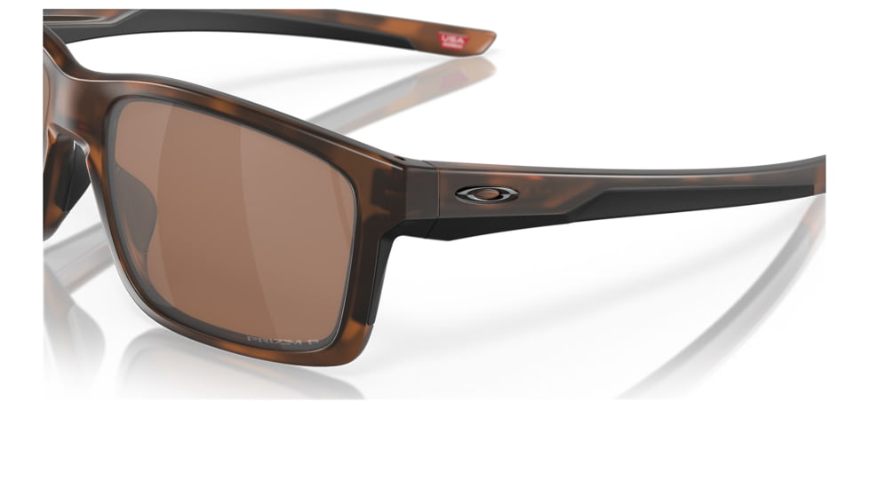 Oakley OO9264 Mainlink Sunglasses - Mens, Matte Brown Tortoise Frame, Prizm Tungsten Polarized Lens, 61, OO9264-926449-61