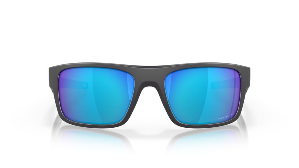 Oakley OO9367 Drop Point Sunglasses, Matte Dark Grey Frame, Prizm Sapphire Polarized Lenses, 936706-60