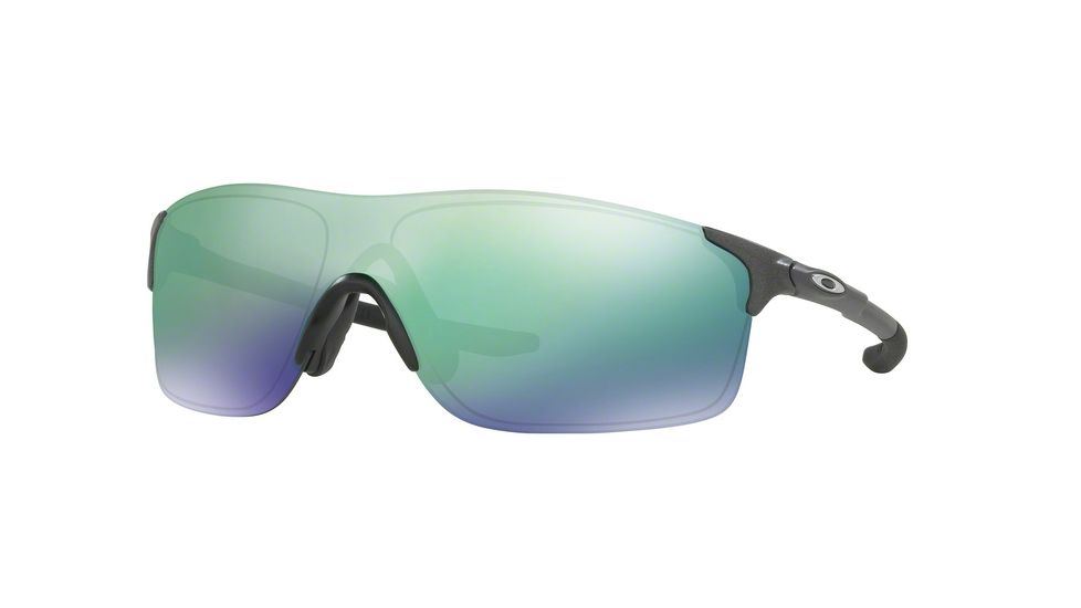 Oakley OO9383 Sunglasses 938303-38 - Steel Frame, Jade Iridium Lenses