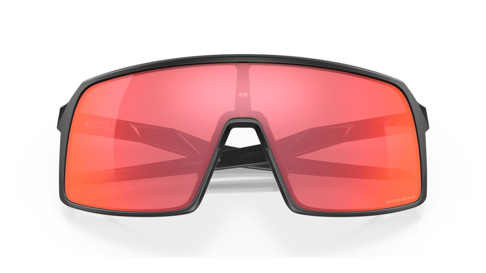 Oakley OO9406 Sutro Sunglasses, Matte Black Frame, Prizm Trail Torch Lens, 37, OO9406-940611-37