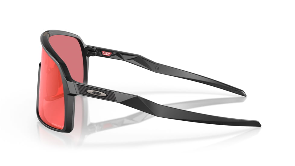 Oakley OO9406 Sutro Sunglasses, Matte Black Frame, Prizm Trail Torch Lens, 37, OO9406-940611-37
