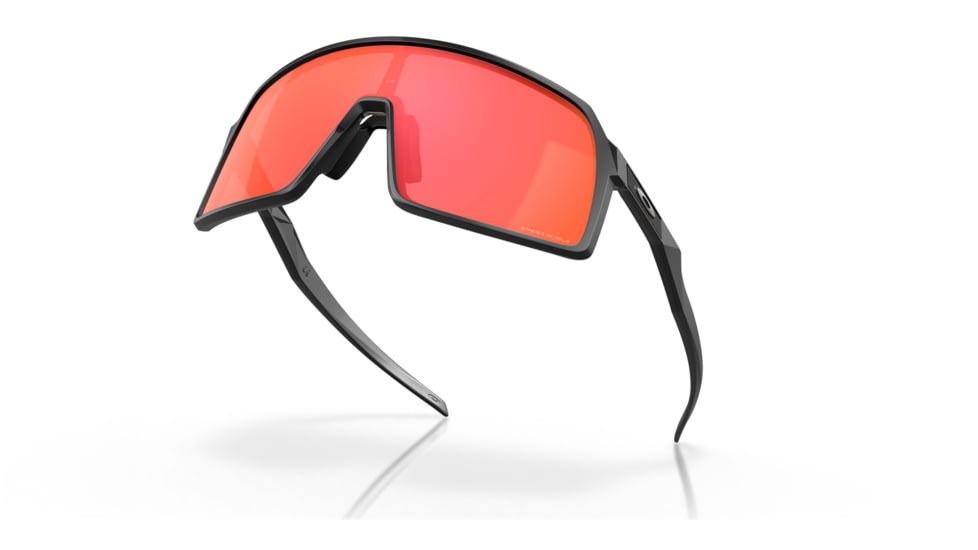 Oakley OO9406 Sutro Sunglasses, Matte Black Frame, Prizm Trail Torch Lens, 37, OO9406-940611-37