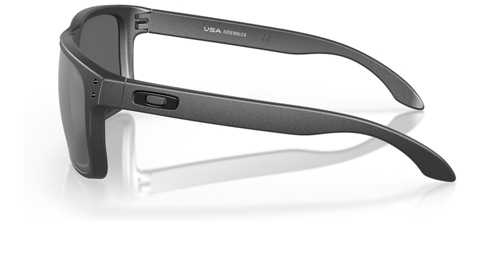 Oakley OO9417 Holbrook XL Sunglasses - Mens, Steel Frame, Prizm Black Polarized Lens, 59, OO9417-941730-59