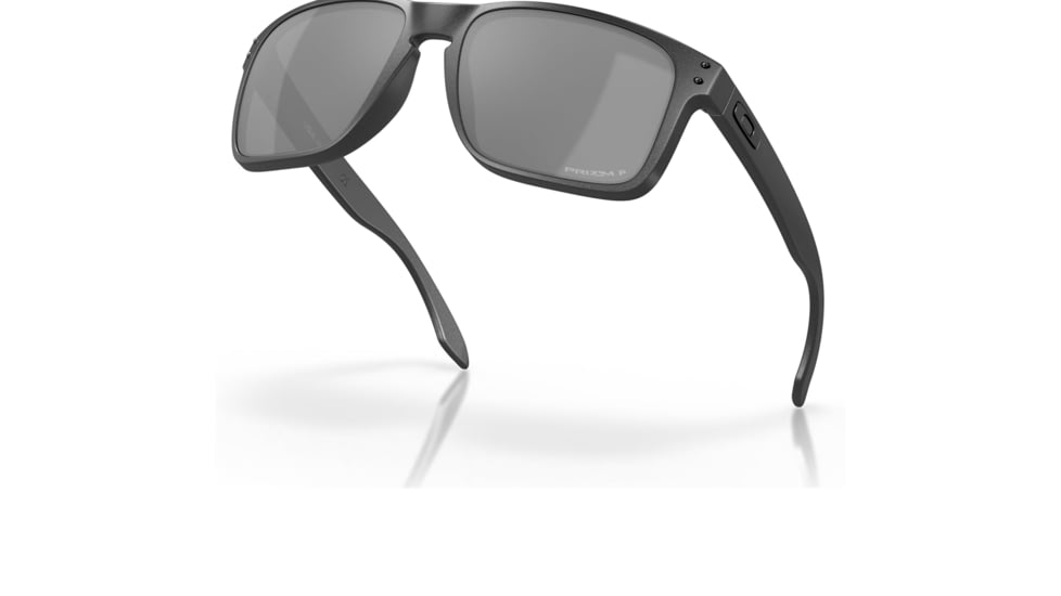 Oakley OO9417 Holbrook XL Sunglasses - Mens, Steel Frame, Prizm Black Polarized Lens, 59, OO9417-941730-59
