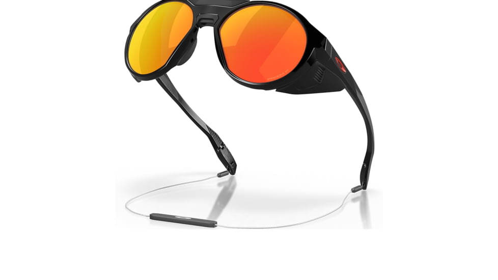 Oakley OO9440 Clifden Sunglasses - Mens, Polished Black Frame, Prizm Ruby Polarized Lens, 56, OO9440-944010-56