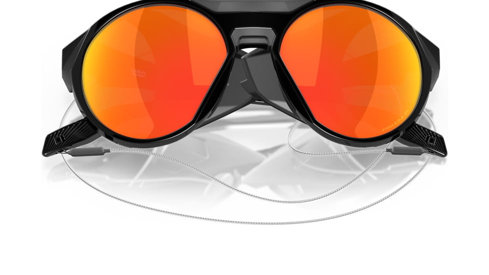 Oakley OO9440 Clifden Sunglasses - Men's, Polished Black Frame, Prizm Ruby Polarized Lens, 56, OO9440-944010-56