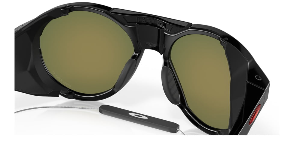 Oakley OO9440 Clifden Sunglasses - Mens, Polished Black Frame, Prizm Ruby Polarized Lens, 56, OO9440-944010-56