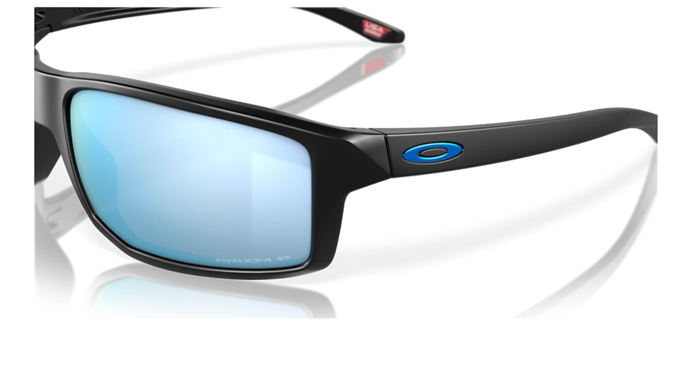 Oakley OO9449 Gibston Sunglasses - Mens, Matte Black Frame, Prizm Deep Water Polarized Lens, 60, OO9449-944916-60