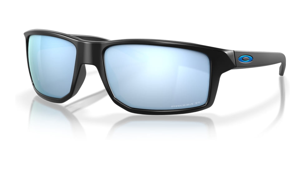 Oakley OO9449 Gibston Sunglasses - Men's, Matte Black Frame, Prizm Deep Water Polarized Lens, 60, OO9449-944916-60