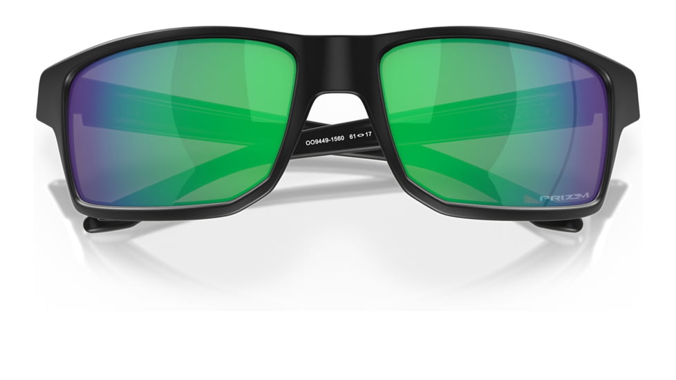 Oakley OO9449 Gibston Sunglasses - Mens, Matte Black Frame, Prizm Jade Lens, 60, OO9449-944915-60