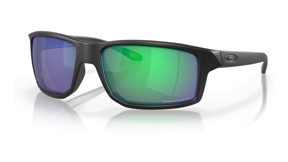 Oakley OO9449 Gibston Sunglasses - Men's, Matte Black Frame, Prizm Jade Lens, 60, OO9449-944915-60