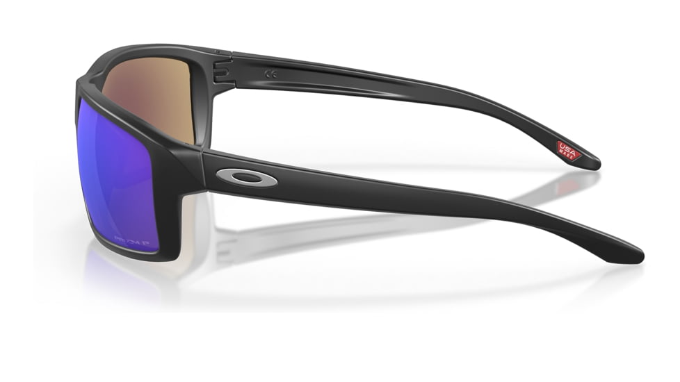 Oakley OO9449 Gibston Sunglasses - Mens, Matte Black Frame, Prizm Sapphr Irid Polarized Lens, 60, OO9449-944912-60