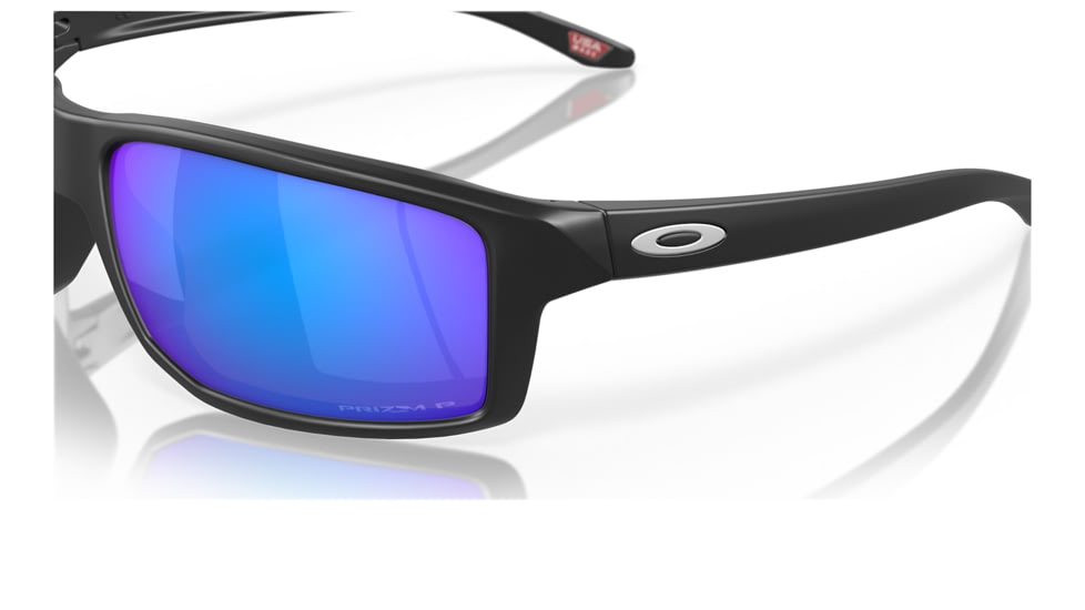 Oakley OO9449 Gibston Sunglasses - Mens, Matte Black Frame, Prizm Sapphr Irid Polarized Lens, 60, OO9449-944912-60
