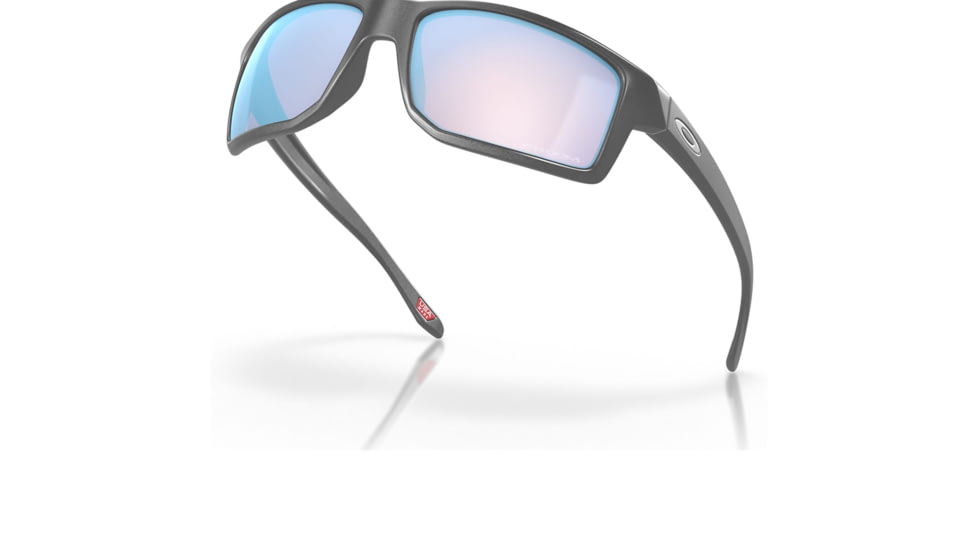 Oakley OO9449 Gibston Sunglasses - Mens, Steel Frame, Prizm Snow Sapphire Lens, 60, OO9449-944917-60