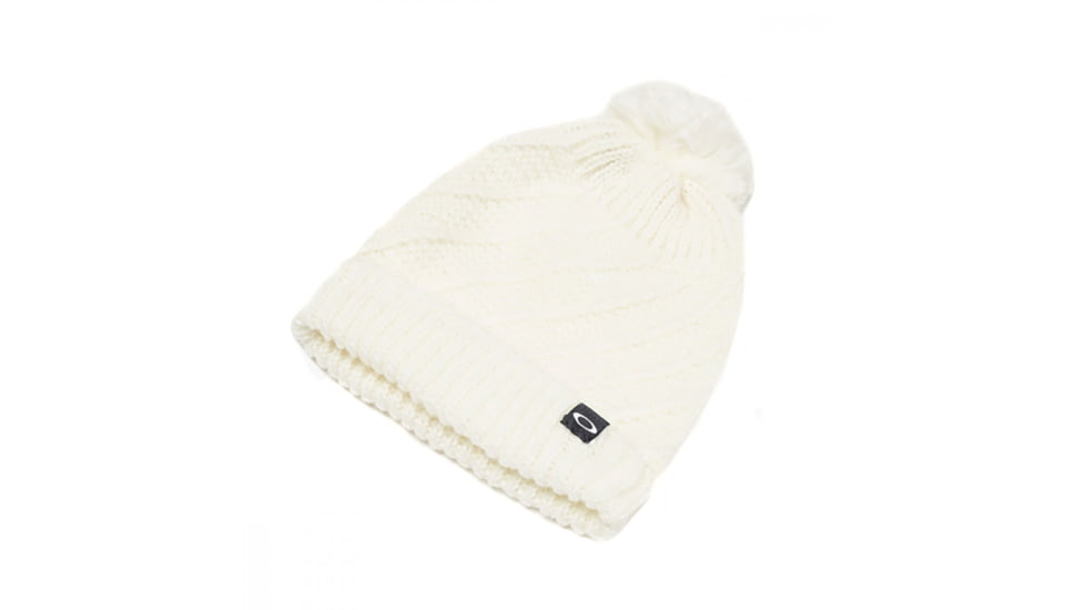 Oakley Pegasus Pom Beanie - Womens, Off White, One Size, 81498-1A1-U