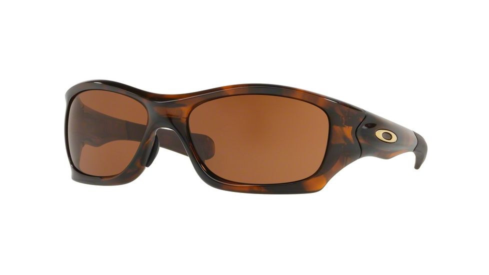 Oakley Pit Bull Asian OO9161 Sunglasses 916101-57 - Brown Tortoise Frame, Dark Bronze Lenses