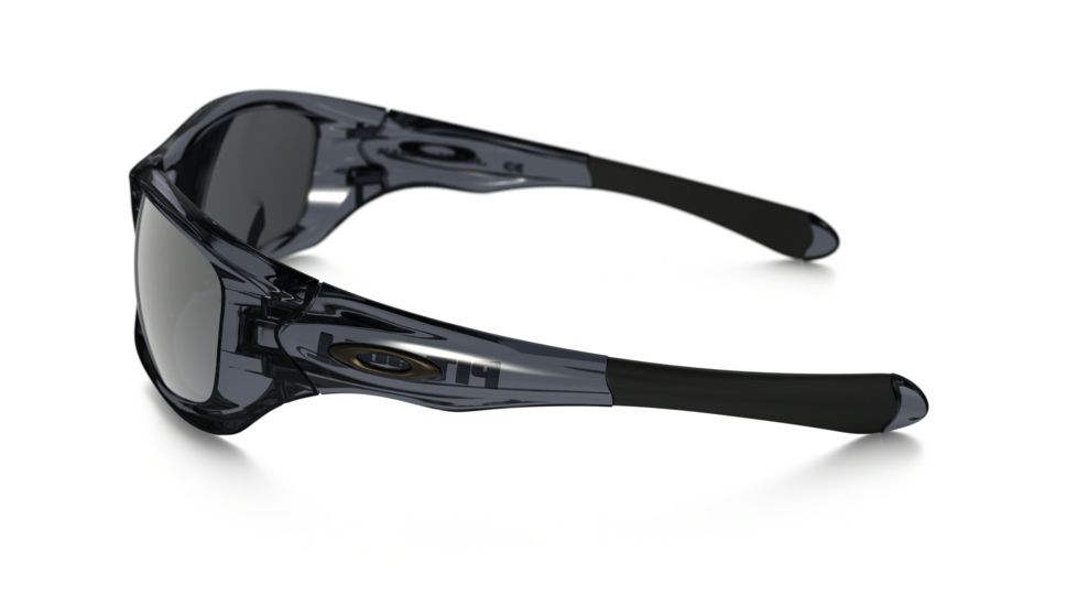 Oakley Pit Bull Asian OO9161 Sunglasses 916102-57 - Crystal Black Frame, Black Iridium Lenses