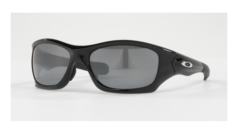 Oakley PIT BULL ASIAN OO9161 Sunglasses 916106-57 - Polished Black Frame, Black Iridium Polarized Lenses