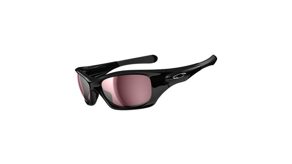 Oakley Pit Bull Sunglasses, Polished Black Frame, VR28 Lens, Polarized OO9127-13