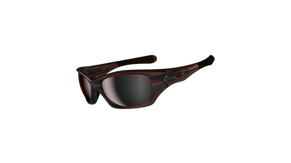 Oakley Pit Bull Sunglasses - Polished Rootbeer Frame w/ Tungsten Iridium Polarized Lenses OO9127-08