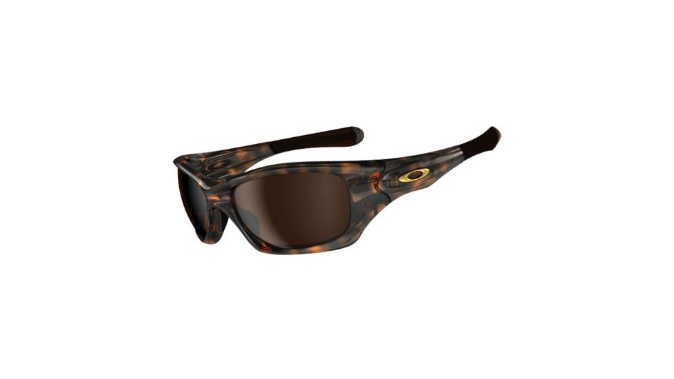 Oakley Pit Bull Sunglasses - Brown Tortoise Frame w/ Dark Bronze Lenses OO9127-01