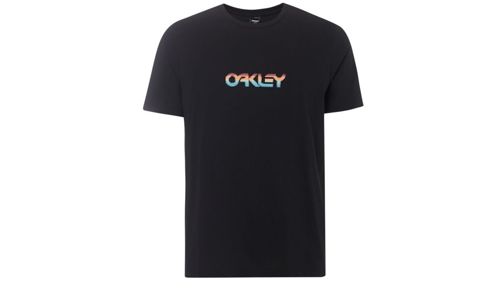 Oakley Pixel B1B Tee - Mens, Blackout, Extra Large, 457539-02E-XL