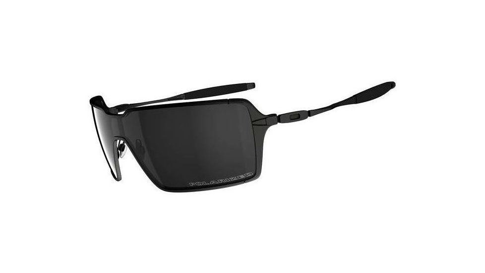 Oakley Probation Matte Black Frame w/ Black Iridium Polarized Lenses Sunglasses OO4041-05
