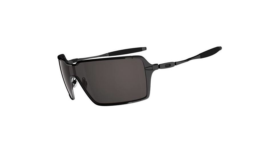 Oakley Probation Polished Black Frame w/ Warm Grey Lenses Men's Sunglasses OO4041-01