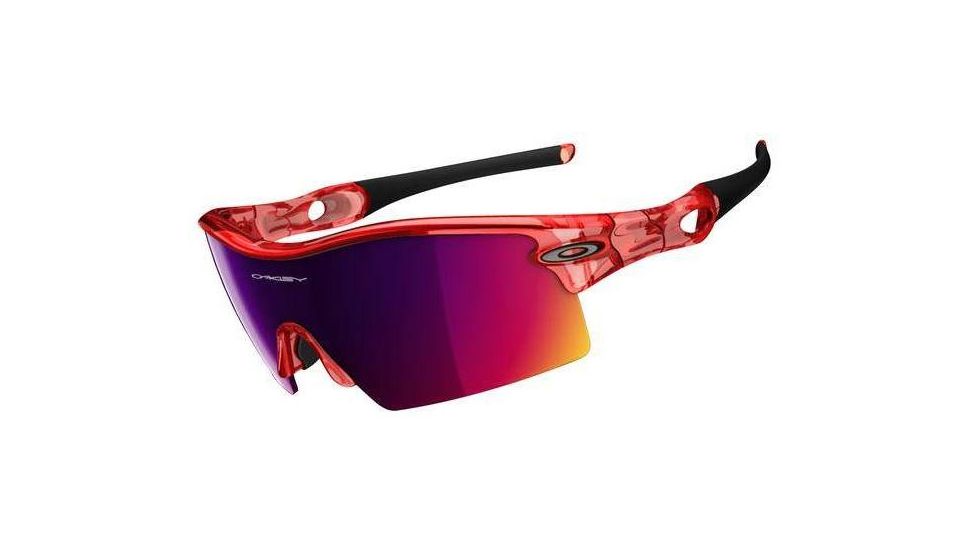 Oakley Radar XL Blades Crystal Red Frame w/ + Red Iridium Lenses Sunglasses 09-750