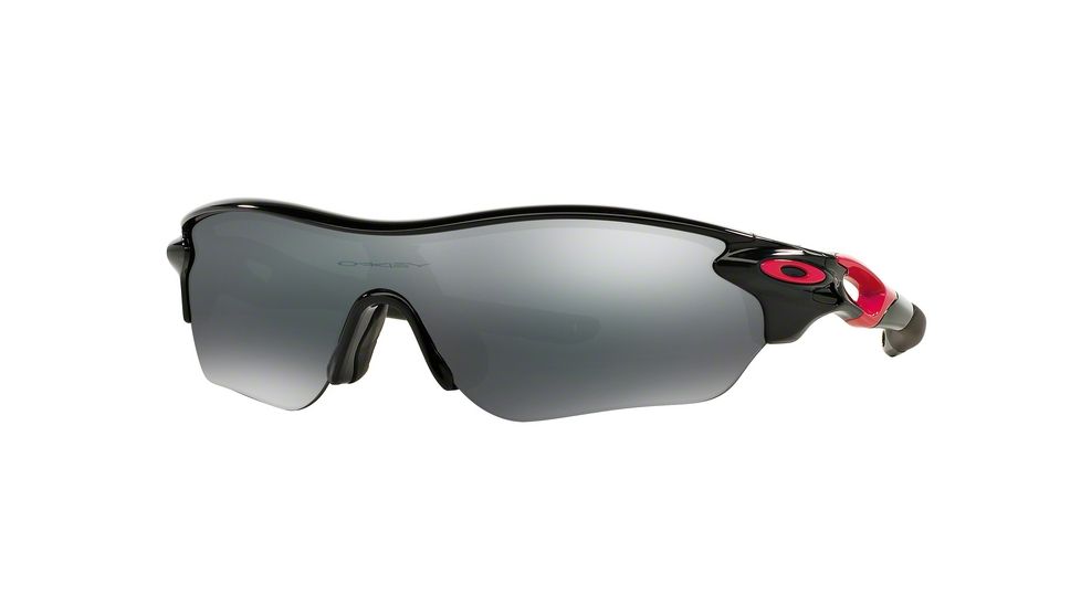 Oakley RADARLOCK EDGE OO9183 Sunglasses 918307-38 - Polished Black Frame, Black Iridium Lenses