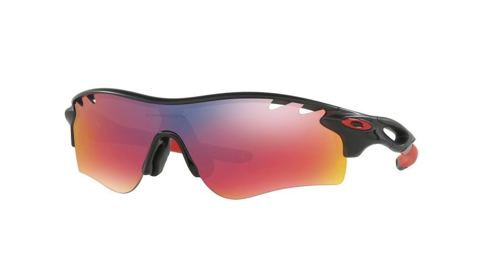Oakley Radarlock Path ASIAN OO9206 Sunglasses 920606-38 - Matte Black Ink Frame, + Red Iridium Lenses