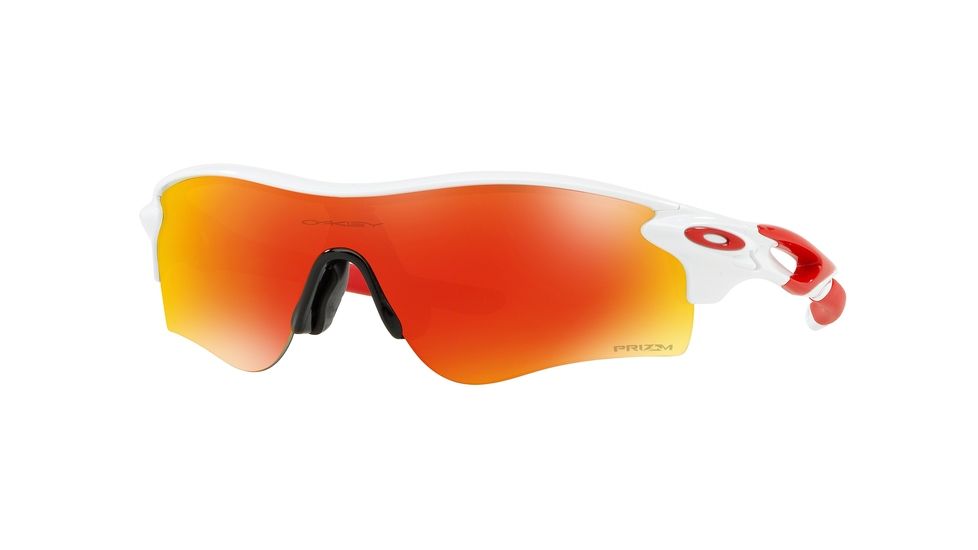 Oakley Radarlock Path ASIAN OO9206 Sunglasses 920646-38 - Polished White Frame, Prizm Ruby Lenses