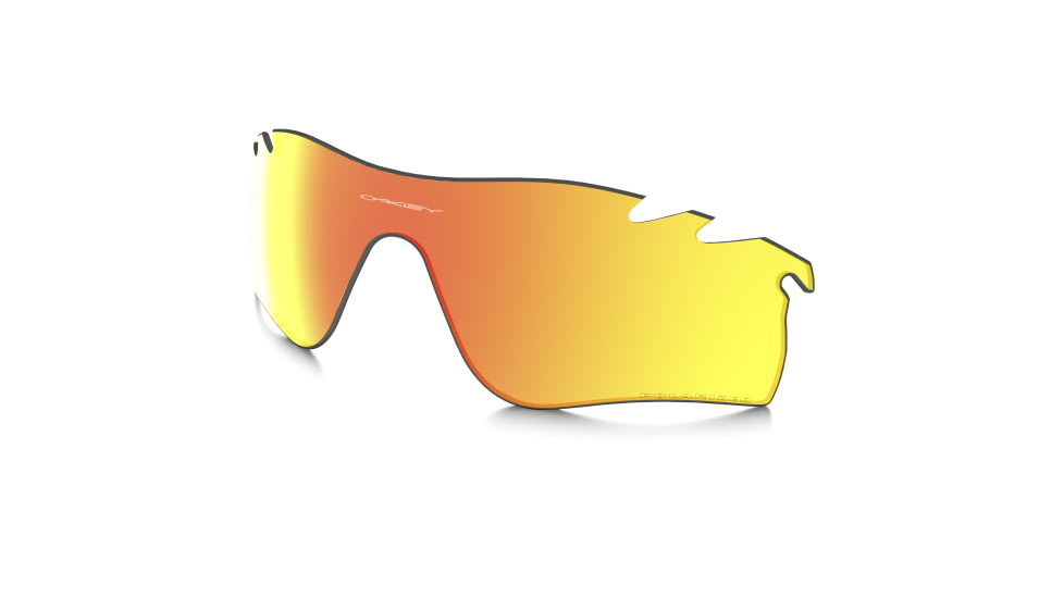 Oakley Radarlock Path Replacement Lenses, Fire Iridium Polarized Vented ROO9181CB 43-544