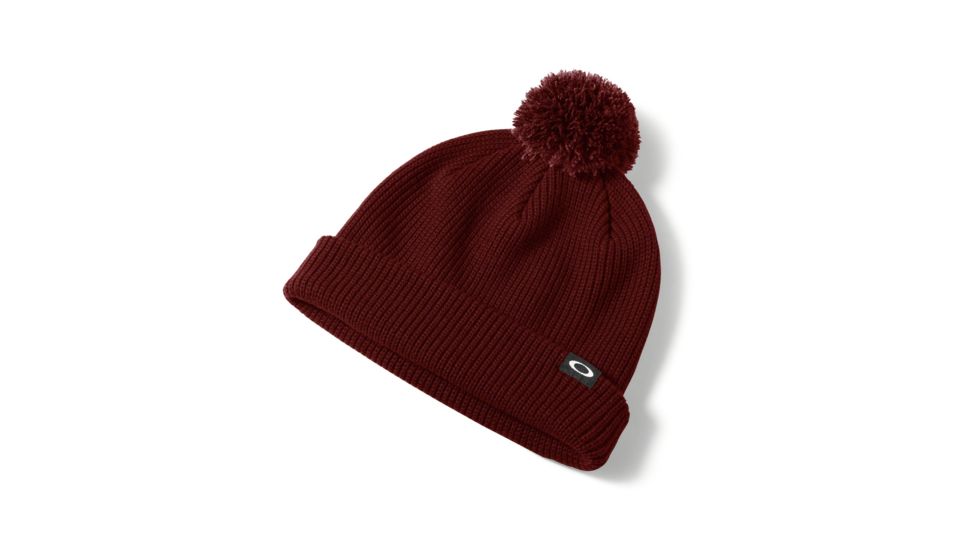 Oakley Riviera Pom Beanie - Mens, Neon Orange 911519-71G-