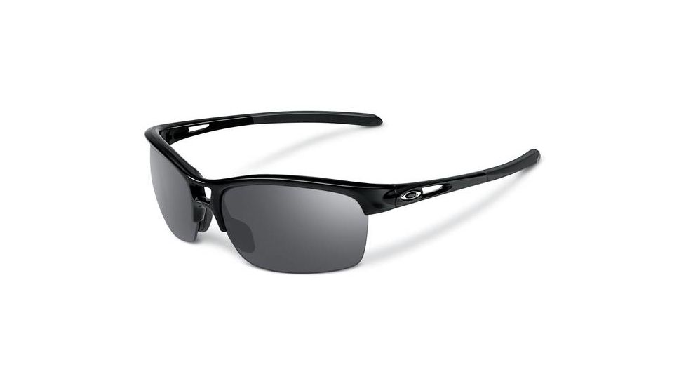 Oakley RPM Square Womens Sunglasses, Polished Black Frame, Black Iridium Lens OO9205-01