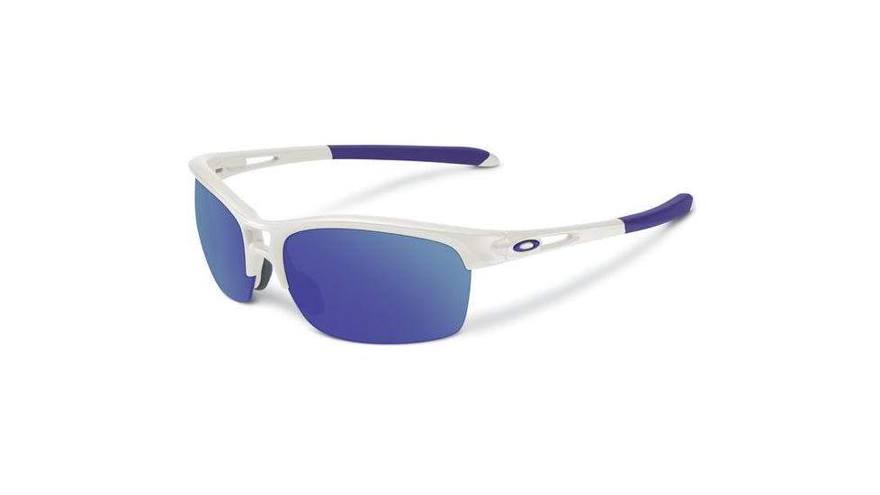 Oakley RPM Square Womens Sunglasses, Arctic Frame, Violet Iridium Lens OO9205-04