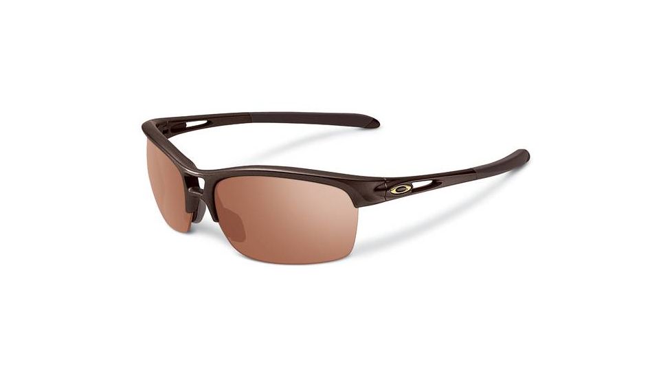 Oakley RPM Square Womens Sunglasses, Chocolate Sin Frame, VR28 Black Iridium Lens OO9205-05