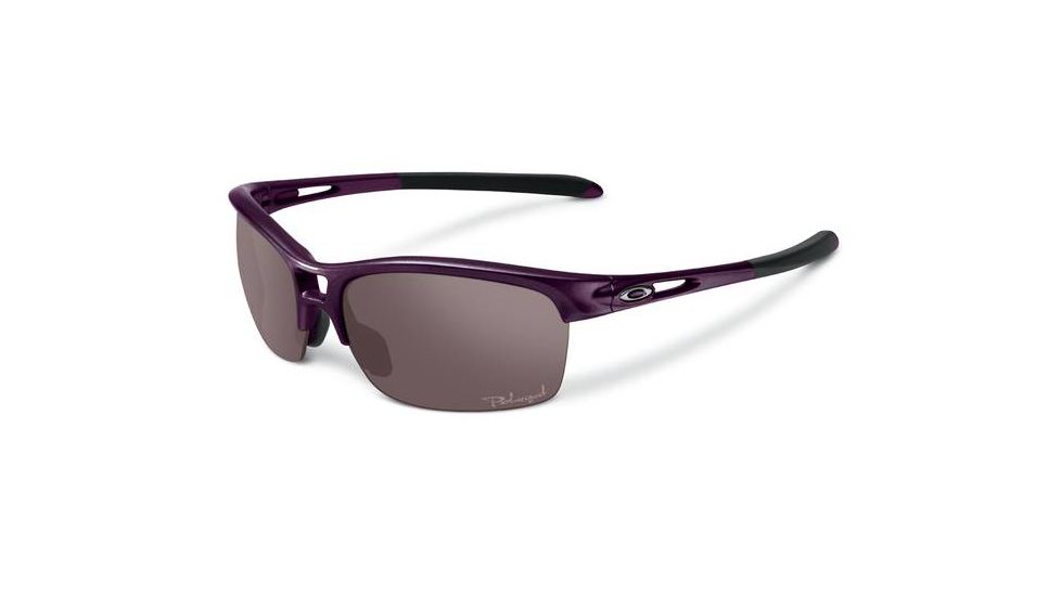 Oakley RPM Square Womens Sunglasses, Raspberry Spritzer Frame, OO Grey Polarized Lens OO9205-07