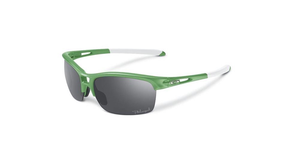 Oakley RPM Square Womens Sunglasses, Honeydew Pearl Frame, Black Iridium Polarized Lens OO9205-08