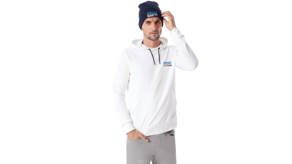 Oakley Rubber Patch Beanie - Mens, Foggy Blue, One Size, 912135-6FB-U