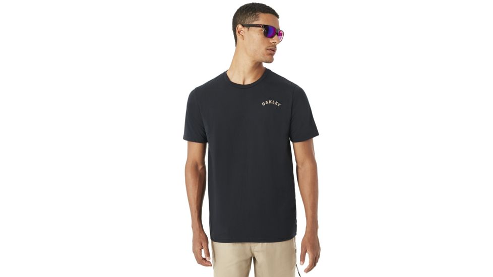 Oakley SC- Eagle S&amp;D FB Tee - Men's, Blackout, Medium, 456859A-02E-M
