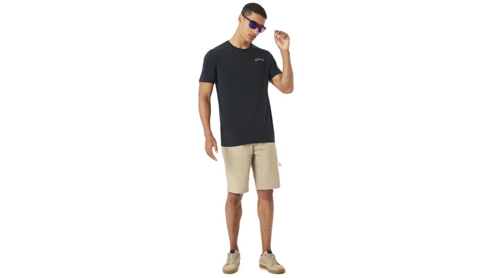 Oakley SC- Eagle S&amp;D FB Tee - Men's, Blackout, Medium, 456859A-02E-M