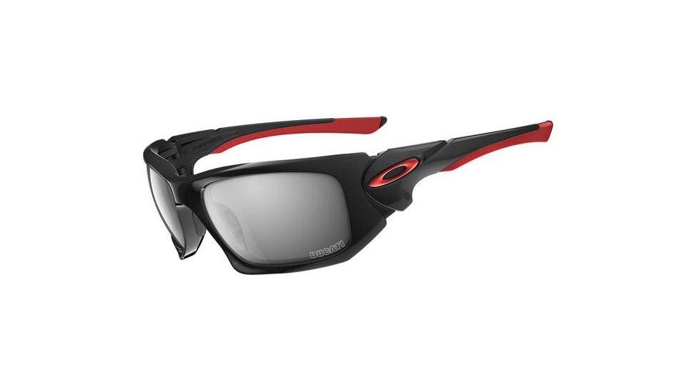 Oakley Scalpel Ducati Polished Black Frame w/ Black Iridium Lenses Sunglasses OO9095-14