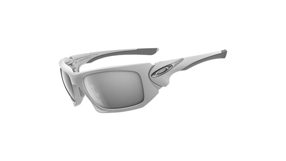 Oakley Scalpel Matte White Frame w/ Black Iridium Lenses Sunglasses OO9095-03