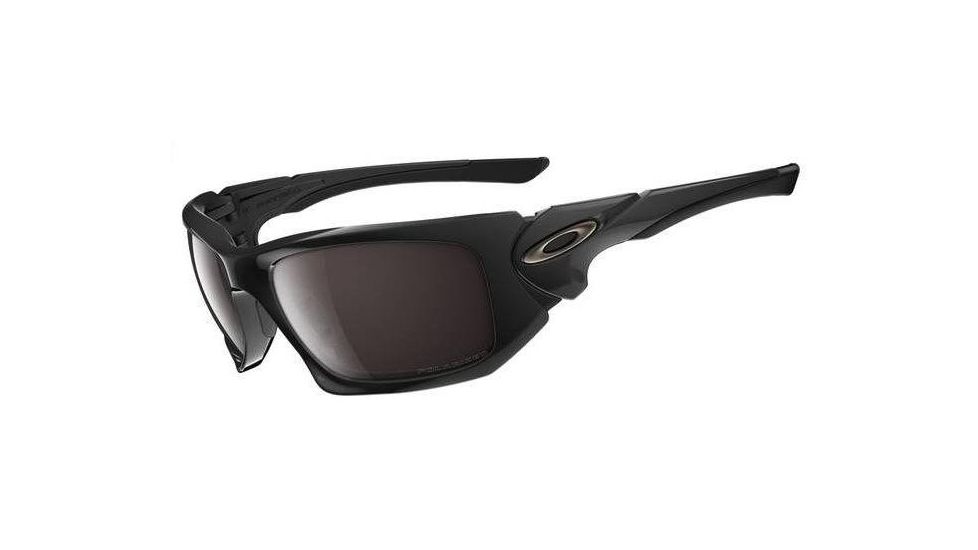 Oakley Scalpel Polished Black Frame w/ Black Iridium Polarized Lenses Sunglasses OO9095-11