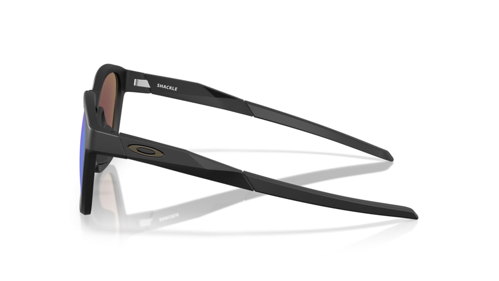 Oakley Shackle Sunglasses, Matte Black, PRIZM Sapphire, PRIZM Sapphire, OO9507D-0152