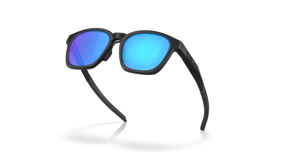 Oakley Shackle Sunglasses, Matte Black, PRIZM Sapphire, PRIZM Sapphire, OO9507D-0152